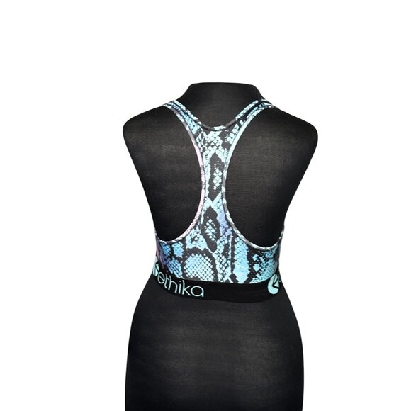 Set Of 2 Ethika Eucci Bling Sports Bras Size M Multicolor Racerback Stylish - Picture 7 of 9